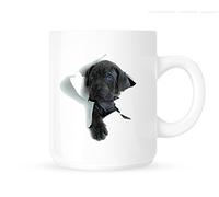 Black Labrador - Cute Puppy Dog - Novelty Tea/Coffee Mug/Cup - Great Gift Idea