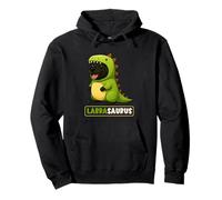 Black Labrador Dinosaur Costume Trex Labrasaurus Mom Dad Pullover Hoodie