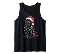Black Labrador Dog Christmas Sweater Xmas Pet Dogs Lover Tank Top