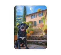 Black Labrador Dog Funny Car Air Freshener Automotive Aromatherapy Tablets for Rearview Mirror Wardrobe Shoe Cabinet