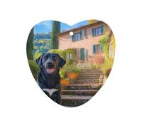 Black Labrador Dog Funny Car Air Freshener Automotive Aromatherapy Tablets for Rearview Mirror Wardrobe Shoe Cabinet