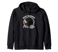 Black Labrador Dog Lover Design Beautiful Black Lab Zip Hoodie