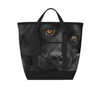 Black Labrador Dog,Lunch Bags Large Capacity Insulated Tote Bag For Women Men Work Picnic Travel