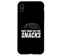 Black Labrador Dog Wake Me For Snacks Case for iPhone XS Max