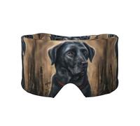 Black Labrador, Full Eye Covers Light Blocking Eye Mask Sleep Eye and Ear Muffs