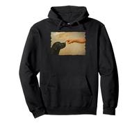 Black Labrador Funny Art Parody Pullover Hoodie