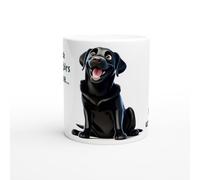 Black Labrador Funny Dog Gift Ceramic Mug/Coffee Cup