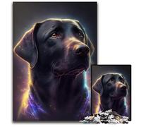 Black Labrador Jigsaw Puzzles for Adults 1000 Puzzles for Adults for Teenagers & Teens, Ideal Birthday 50x75CM/19.68x29.52inch