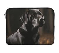 Black Labrador Laptop Sleeve 17inch Laptop Protective Case for Women Men Shockproof Computer Cover Portable Notebook Briefcases Computer Carrying Bag Lap Top Protector Compatible with Notebooks