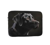 Black Labrador Laptop Sleeve Bag 13 Inch Waterproof Shockproof Laptop Case Bag Lightweight Tablet Travel Cover Computer Skin Bag Tablet Carrying Case
