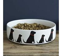 Black Labrador large dog bowl
