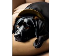 Black Labrador Notebook: Black Labrador Composition Notebook, Journal, Diary for school, work, Daily life, A perfect gift for Black Labrador dog lovers and owners, Black Labrador moms and dads