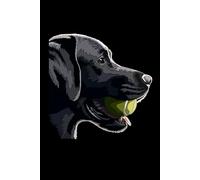 Black Labrador Notebook: Labrador Retriever Composition Notebook 120 Dotted Pages 6x9 Labrador Gift Book for Women Mommy Girl Men Daddy Dog Lover