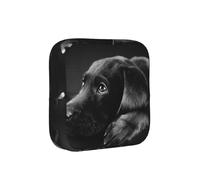 Black Labrador Puppy Art, Sanitary Pad Storage Bag, Pad Holder Bag with Zipper, Change Purse