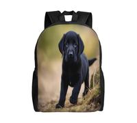 Black Labrador Puppy Backpack For College High School,15.6-Inch Laptop,Bags Daypack,Oxford Cloth Bag For Work, Business, Travel, Sports
