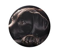 Black Labrador Puppy Button Pins 5 Pcs, 2.4 Inch Round Button Badges Metal Personalized Picture Photo Pin Buttons Kit For Craft Supplies Christmas Diy Party Projects