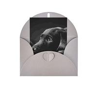 Black Labrador Puppy Greeting Card Anniversary Card Thank You Card Holiday Card Wedding Card Friendship Card Party Invitation Card