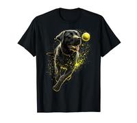 Black Labrador Retriever chasing a ball Labrador Retriever T-Shirt