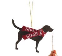 Black Labrador Retriever Christmas Ornament - Dog & Labrador Christmas Decoration Tree Pendant