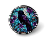 Black Labrador Retriever Dog Badge Pin Round Badge Metal Button Badges Brooch Lapel Pin for Men Women 1 Inch