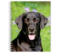 Black Labrador Retrievers | 2027 6 x 7.75 Inch Spiral-Bound Wire-O Weekly Engagement Planner Calendar | New Full-Color Image Every W rownTrout | Animals Dog Breeds