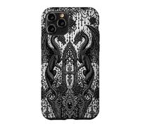Black-Lace gothic-dress-style Occult Dragons Goth-Pattern Case for iPhone 11 Pro