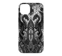 Black-Lace gothic-dress-style Occult Dragons Goth-Pattern Case for iPhone 14 Plus