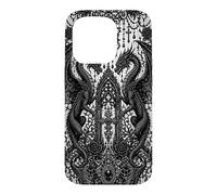 Black-Lace gothic-dress-style Occult Dragons Goth-Pattern Case for iPhone 15 Pro