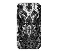 Black-Lace gothic-dress-style Occult Dragons Goth-Pattern Case for iPhone XR
