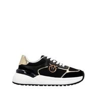 Black Lace-Up Trainers Love Birds 8 UK