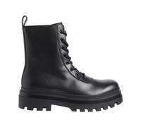 Black Lace Zip Ankle Boots - male - Calvin Klein Jeans - Lace-up Boots - Black - 10 UK - Shoes 10 UK