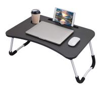 (Black Laptop Bed Tray, Foldable Laptop Stand, Small Dormitory Table, Breakfast Serving Bed Tray, Dor) Laptop Bed Tray, Foldable Laptop Stand