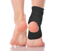 (Black, Large) Actesso Ankle Support Strap - Sleeve for Weak Ankles, Sprains and Sports Injury