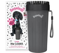 (Black, Large) Bugalugs Dog Paw Cleaner Paw Washers For Dogs. A Portable Shower Paw Cleaner For Dogs & Cats. Foot Washer is an Essential Paw Washer Dog Walking