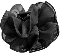 Black Large Chiffon Claw Clip Hair Bow Large Size Black Fabric Ribbon Flower Rose For Women Clamps Accessories Clips Jaw Claw,Clips and Barrettes,Hair Accessories