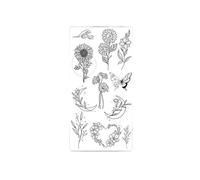 Black Large Flower Tattoo Sticker Rose Peony Tattoos Back Art(Bk-106)