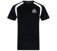 Newcastle United FC Official Football Gift Mens Poly T-Shirt Black Large