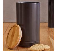 Black Large Stoneware Canister | Fenwick