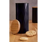 Black Large Storage Canister | Rhombus