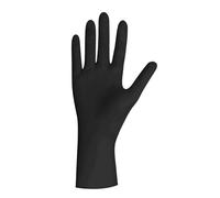 Black Latex Fisting Gloves - 100 Pack of Disposable Gloves for Anal & Vaginal Play - Size - medium