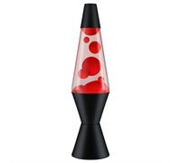Black Lava Lamp 14.5in - Red
