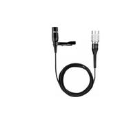 Black Lavalier Microphone, Cardidid Condenser Clip-on Mic for Audio-Technica Wireless Systems,Hirsoe Mini 4Pin Plug
