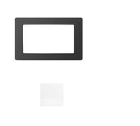 Black LCD Gasket 6.5 x 4.1in Protection Film Stick On Gasket Resistant Resin Spill Dust Proof Compatible with Anycubic Photon Elegoo Wanhao D7 5.5 Inch LCD Resin 3D Printer (5pcs)