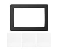 Black LCD Gasket Protection Film for Resin 3D Printer Easy Installation Resistant to Spills Scratches Dust Compatible with ELEGOO Saturn 8.9 Inch Screen 9.5 x 6.7in Polypropylene (1pc)