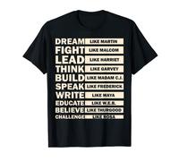 Black Leaders History T-Shirt - Black Power Pride Shirt T-Shirt