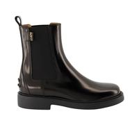 Black Leather Ankle Boots 3 UK