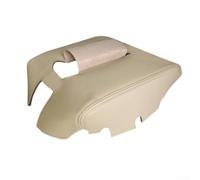 Black Leather Armrest Lid Replacement for Truck 30cm | Exact fit for 2014-2018 for silverado for sierra, seamless OEM replacement, restores worn interiors(Beige)
