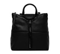 Black Leather Backpack with Zip Closure - female - Gianni Chiarini - Backpacks - Black - ONE SIZE - Bags ONE SIZE