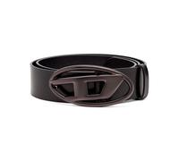 Black Leather Belt Stylish Accessory - male - Diesel - Belts - Black - 85 CM - Accessories 85 CM