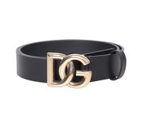 Black Leather Belt Stylish Men's Accessory - male - Dolce & Gabbana - Belts - Black - 95 CM - Accessories 95 CM